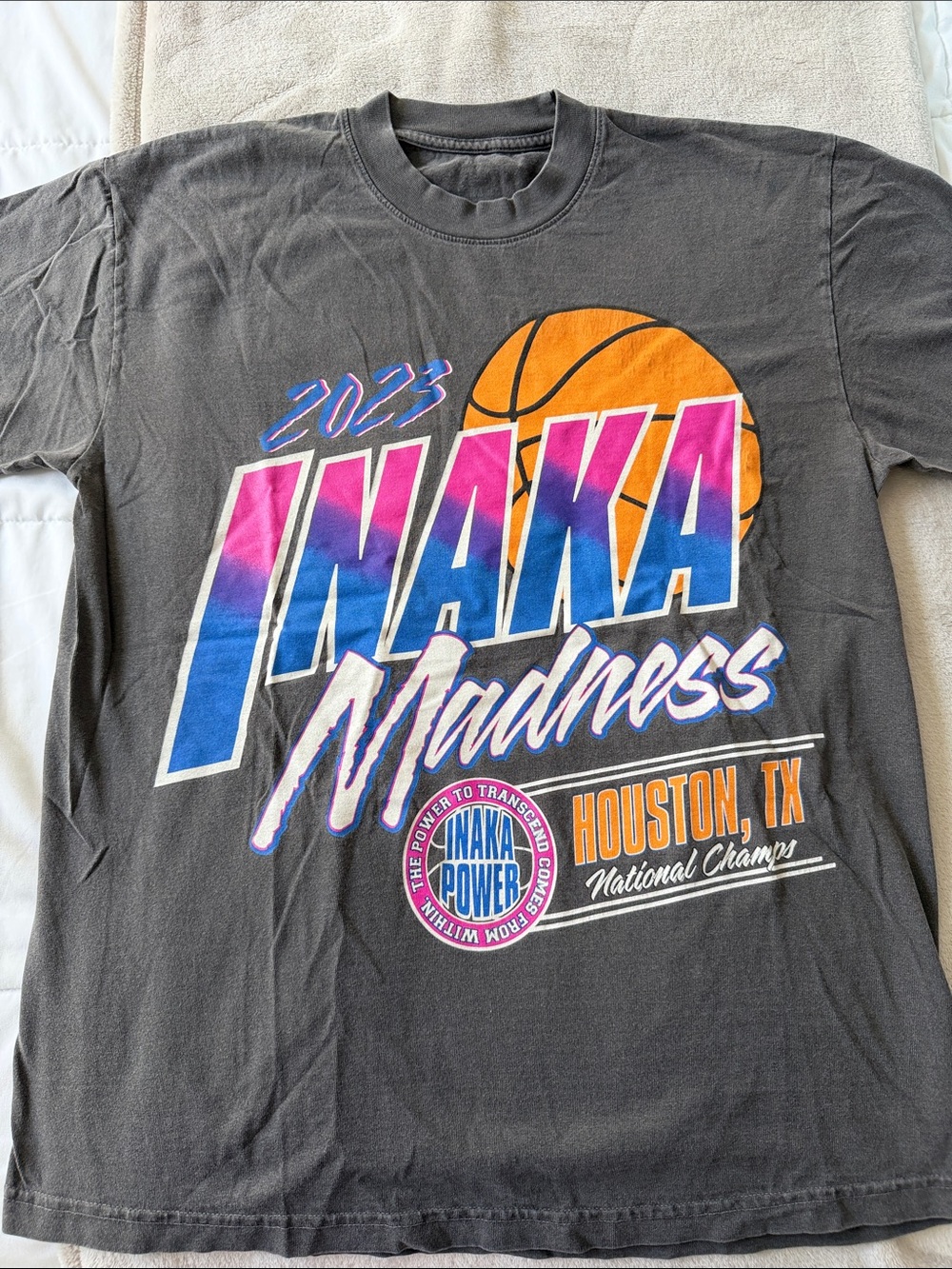 Inaka Power March Madness Black Graphic Tee